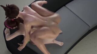 3D Futa porno where horny dickgirl wanted to fuck a bitch in the ass. She fucked and cum right in the ass! Anal creampie and Futanari.