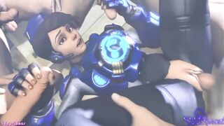 ORGÍA TRACER OVERWATCH STRONG FUCKED
