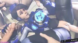 ORGÍA TRACER OVERWATCH STRONG FUCKED