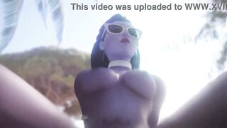 3D Compilation Overwatch Dva Missionary Mercy Anal Fuck Widowmaker Dick RIde Uncensored Hentai