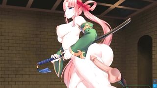 Live Waifu Wallpaper - Part 33 - Sword Girl Anal By LoveSkySan