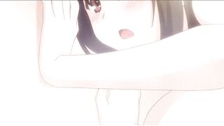 Uncensored Hentai / Fucked his girlfriend while she was taking a bath (overflow)