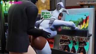 Henchman fucks Bunny Brawler vagina in standing doggystyle (Fortnite 3d animation with sound)