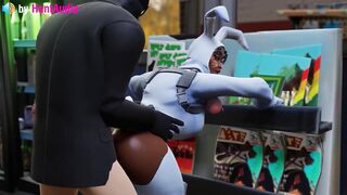 Henchman fucks Bunny Brawler vagina in standing doggystyle (Fortnite 3d animation with sound)