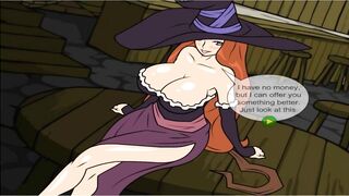 Trouble-free and shy witch with huge breasts | cartoon porn games