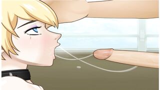 Princess Gives Deep Blowjob Lessons | cartoon porn games