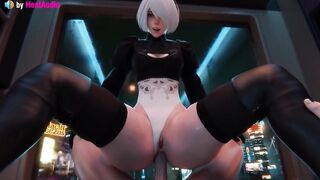 2B Anal Cowgirl (Nier Automata 3d animation with sound)