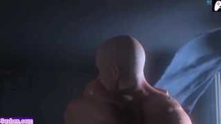 (4K) Woman in evening dress rides a man with a cock hard and cum inside |3D Hentai Animations|P101