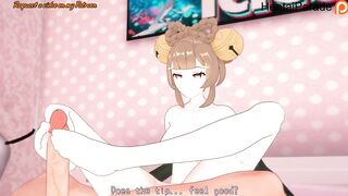 Yaoyao's Feet Rubbing your Dick Genshin Impact Hentai Uncensored