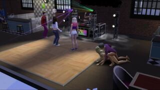 Public and group sex at a disco | Porno Game 3d