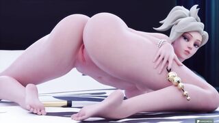 Mercy Mastrubation by PervertMuffinMajima - 3d hentai Anime, Porn Comics, Sex Animation, Rule 34, 60 fps