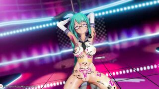 Squirt Dance - Kagura Suzu (Shimakaze cosplay) | Vtuber MMD R-18