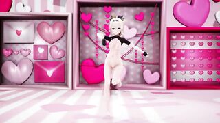 Kazama Iroha Hentai Undress Dance Lap Tap Love MMD 3D HoloLive Samurai Girl DARK PURPLE EYES COLOR EDIT