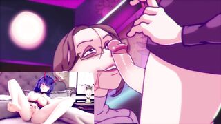 Try Not To Cum | Hentai VTuber Masturbating on Mona and Travis Animation