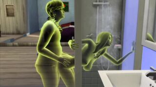 The male member enters the transparent girl and is seen in sex | sims 4 wicked woohoo