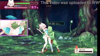 Cute blonde in hentai ryona sex with green men in Stray belh new erotic gameplay