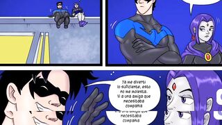 Let's Read Adult T. Titans Horny Raven Wants To Fuck, Cartoon Parody , Cartoon Comics