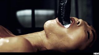 Sexy japanese chick fully fucked and creampied by alien monsters