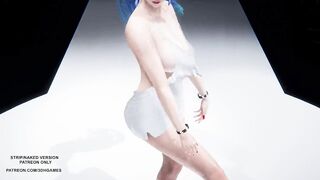 MMD AOA - Miniskirt Hot Kpop Dance Ahri Seraphine Kaisa Evelyn League Of Legends KDA Hentai