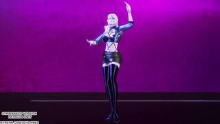 MMD CL - Tie A Cherry Evelynn Sexy Kpop Dance League of Legends KDA
