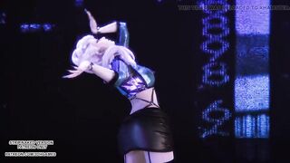 MMD CL - Tie A Cherry Evelynn Sexy Kpop Dance League of Legends KDA