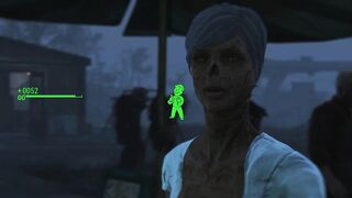Half-zombie, half-people fuck a pregnant sexy brunette | Porno Game 3d