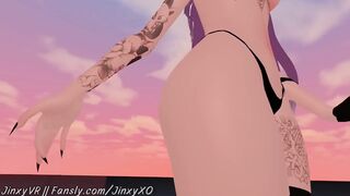 Naked slut sucks you off & teases your cock | Egirl catgirl VR Twitch streamer | Preview