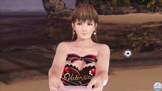 Dead or Alive Xtreme Venus Vacation Hitomi Valentine's Day Pose Cards Fanservice Appreciation