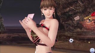 Dead or Alive Xtreme Venus Vacation Hitomi Valentine's Day Pose Cards Fanservice Appreciation