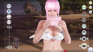Dead or Alive Xtreme Venus Vacation Fiona Valentine's Day Pose Cards Fanservice Appreciation