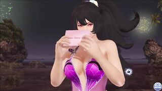 Dead or Alive Xtreme Venus Vacation Ayane Valentine's Day Pose Cards Fanservice Appreciation