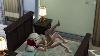 SIMS 4 - MATURE CHUBBY RED HEAD GETS ANAL FUCKED