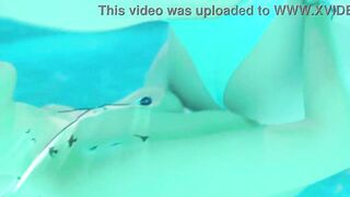 Animated futa sex underwater - 3d futanari lesbian wet sex