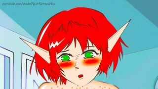 POV Red ELF dominating you (dirty talk)