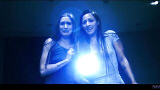 Three hottest porn stars fuck each other and explode with parasites