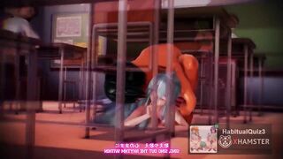 MMD sex dance during outdoor party 3d hentai