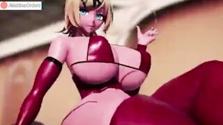 Futanari Anal Huge Cumshots 3D Hentai| MakimaOrders