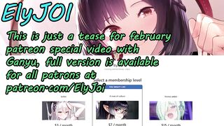 Hentai JOI Preview - You Make a Deal With Ganyu(feet, femdom, edging) February patreon exclusive