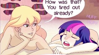 My Little Pony (Twilight Fluttershy Applejack Porn Parody) - Apples of Her Eye (Hard Sex) (Hentai)