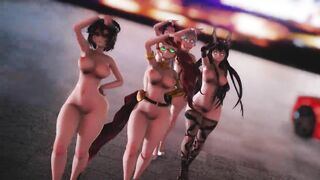 Mmd R18 RBWY Girls and Genshin Impact Gangbang Orgy after the Game become not Famous