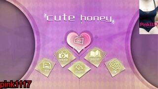男性向 Hentai Game Cute Honey 小遊戲 黃油 試玩 01 黑色連褲襪 足交 眼鏡娘