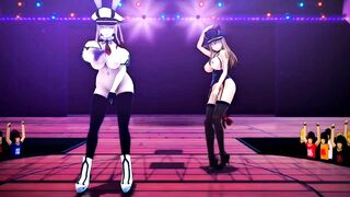 Mmd Chocolate Cream in Bismarck and Graf Kancolle