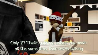 A Merry Bisexual Christmas Threesome - second Life Yiff