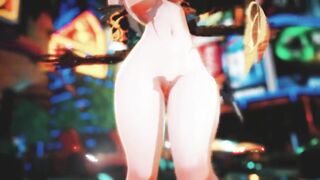 Mmd R18 best Bitch Lady want to Swallow all Men Cum