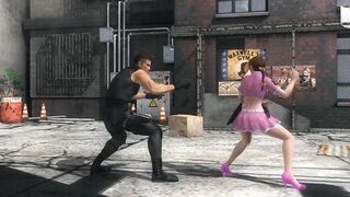 DOA5LR Kasumi Ryona in Police Officer Costume