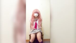 Femboy Dry Orgasm Analmusterbation Cosplayer Japanese Hentai Shemale Crossdresser Lovelive Costume
