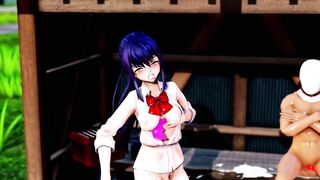 Mmd R18 Hot and Sexy Aoi Shiro Fucked like Sex Doll with no Rest 3d Hentai non Stop Cumming inside