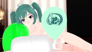 Miku and helium balloon pop | Imbapovi