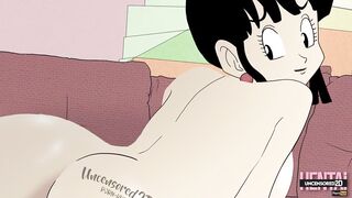 Chichi Dragon Ball Z PART 1 HENTAI Plumberg Big Ass - Anime cartoon 34 Uncensored 2D Milk dbz gt