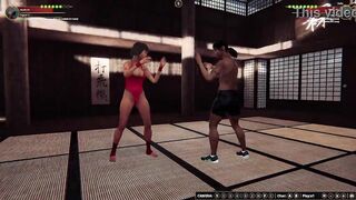 Dela vs JOSIE (Naked Fighter 3D)